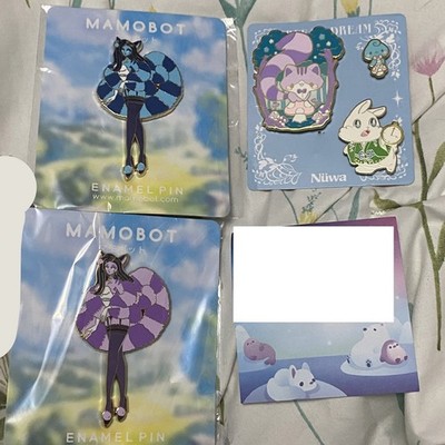 Alice in Wonderland Cheshire Cat Rabbit Mushroom Fantasy Enamel Pin