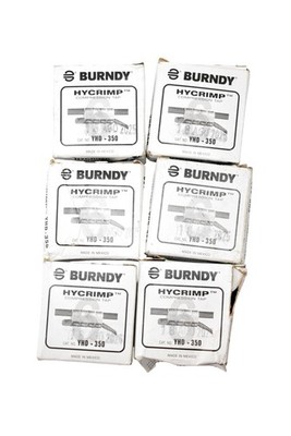 Burndy HYCRIMP YHD-350 Compression Tap Connectors Lot Of 6 Electrical