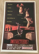 3 Musketeers 1999 candy bar Print Ad movie advert promo illustration art 90s