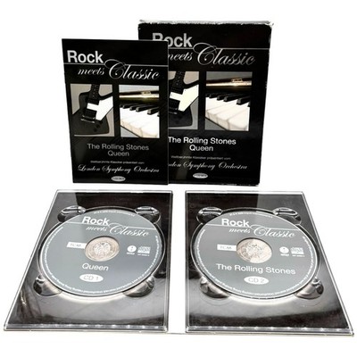 Rock meets Classic 2-CD Box   Queen & Rolling Stones   Jewel Cases gereinigt