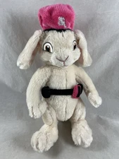 Build A Bear HOP Movie Character Bunny 10" Pink Beret Plush Utility Belt 2011