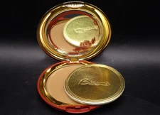 Besame Cashmere Powder Compact in Warm Tan 1012 Shade New In Box