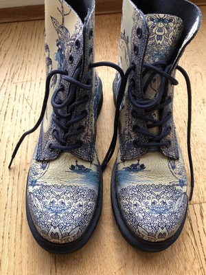 blue willow doc martens