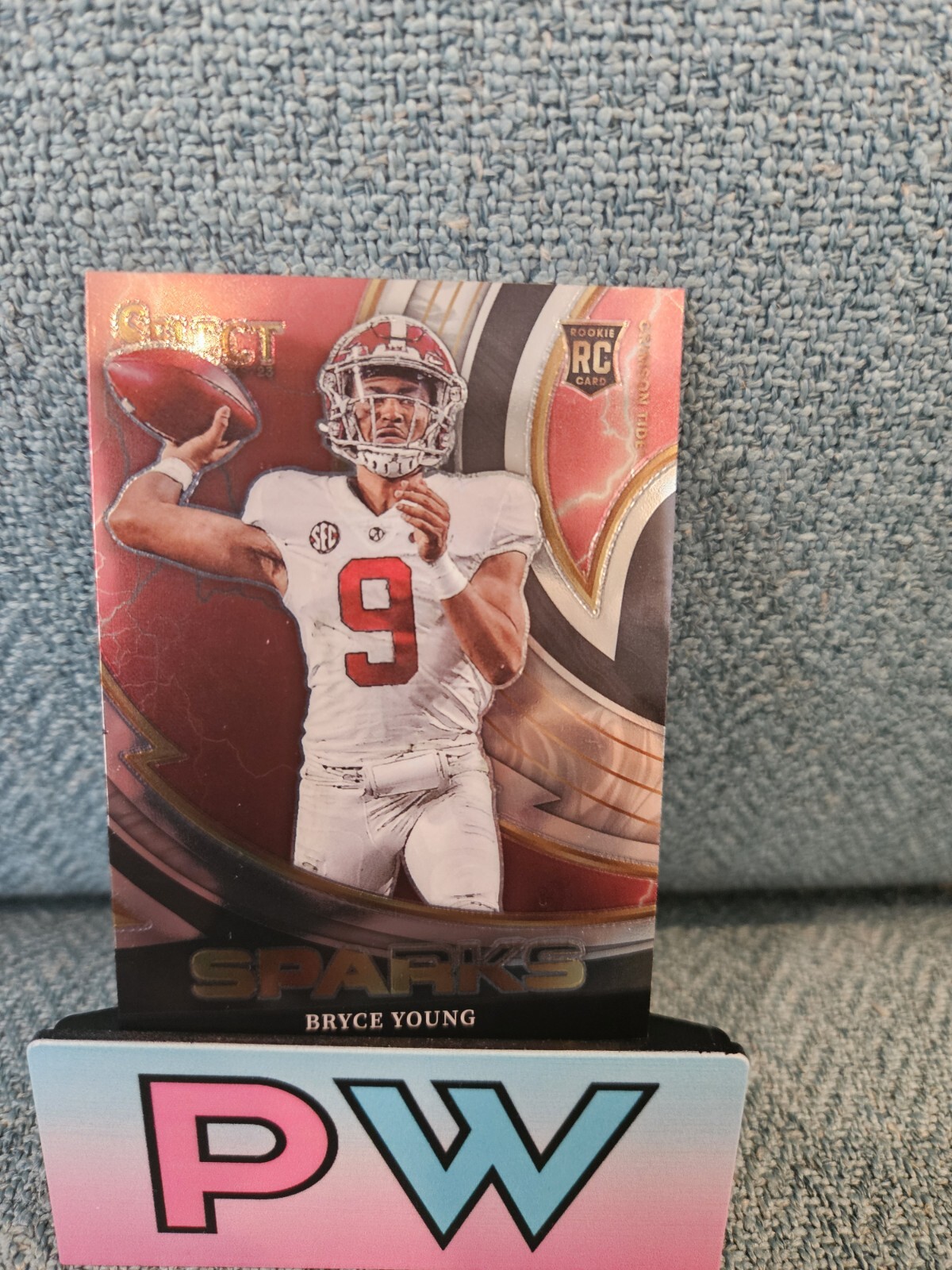 Bryce Young 2023 Select Draft Picks Sparks Insert Rookie RC Alabama