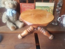 ŁAWKA KWIATOWA STOŁEK DREWNIANY STOJAK NA KWIATY Z LIKWIDACJI GOSPODARSTWA DOMOWEGO ODDANIE RĘCZNIE ROBIONY