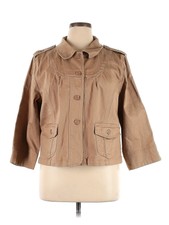 Motto Women Brown Jacket Xl