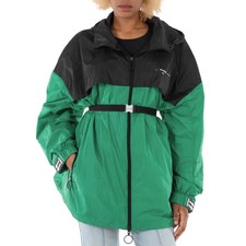 Off-white Green / White River Trail Lightweight Jacket, Size Medium