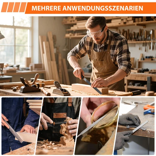 Feilenset Holz und Metall 19tlg. 200mm | Feilen Satz | Raspel Satz Handwerkzeuge - Bild 11 von 23
