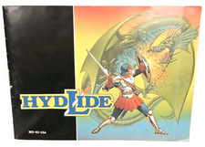 Vintage Video Game Instruction Booklet Hydlide Nintendo NES 1990s Gaming