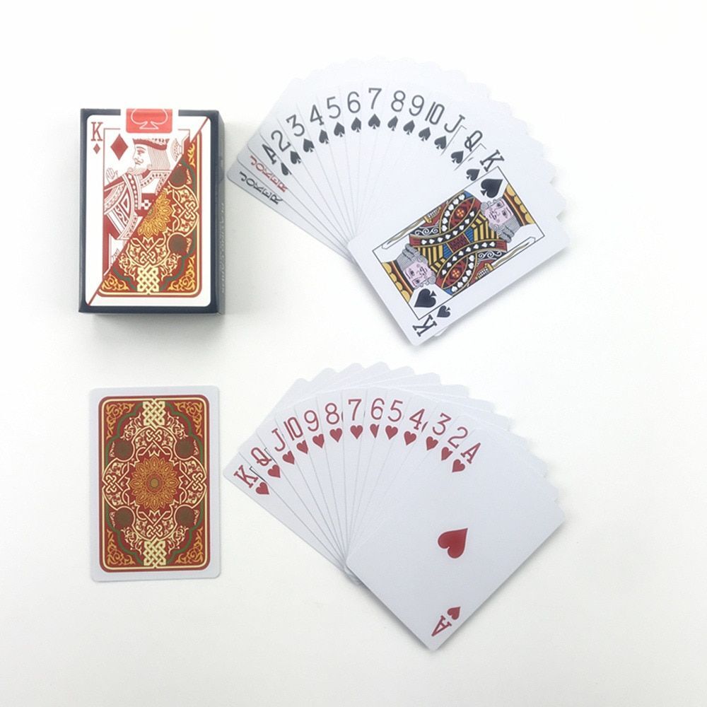 Playing Cards Plastic Baccarat Poker PVC Games Red Blue Waterproof Wearable  Game | eBay