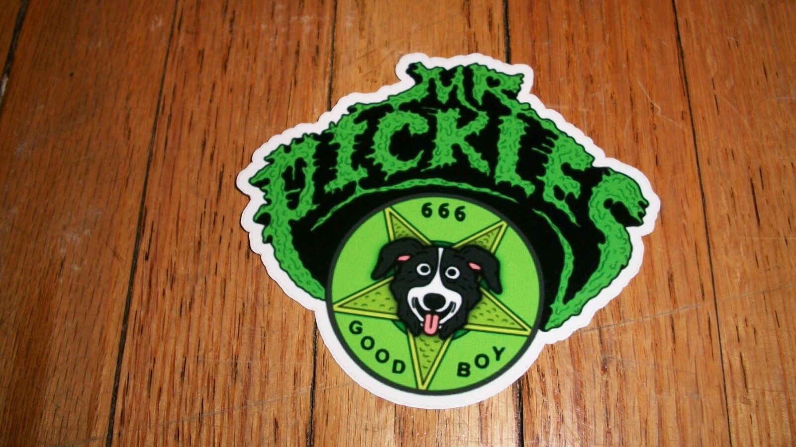 Mr Pickles Pentagram Sticker 