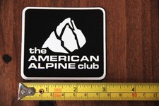 AMERICAN ALPINE CLUB Rock Climbing STICKER Decal NEW Black
