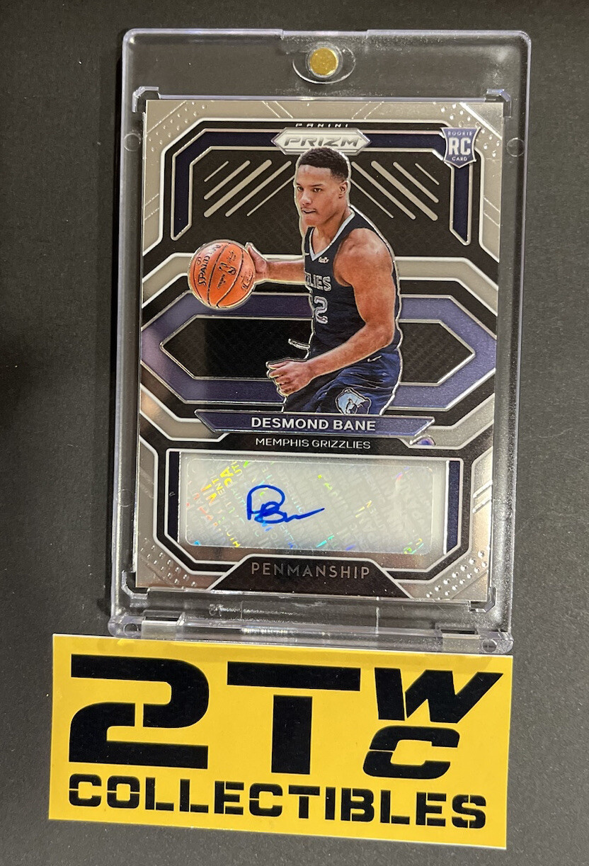 Desmond Bane 20-21 Panini PRIZM Rookie Penmanship Autograph (SP) MEM Grizzlies