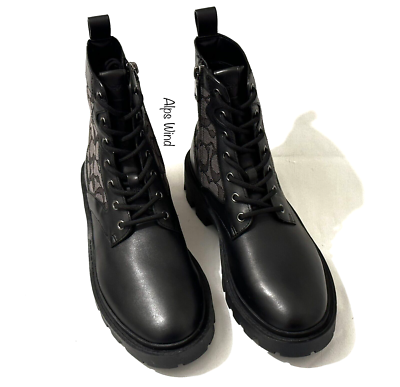 COACH ブーツ 楽天市場】コーチ ブーツ メンズ ワークブーツ 本革 編み上げ ショート