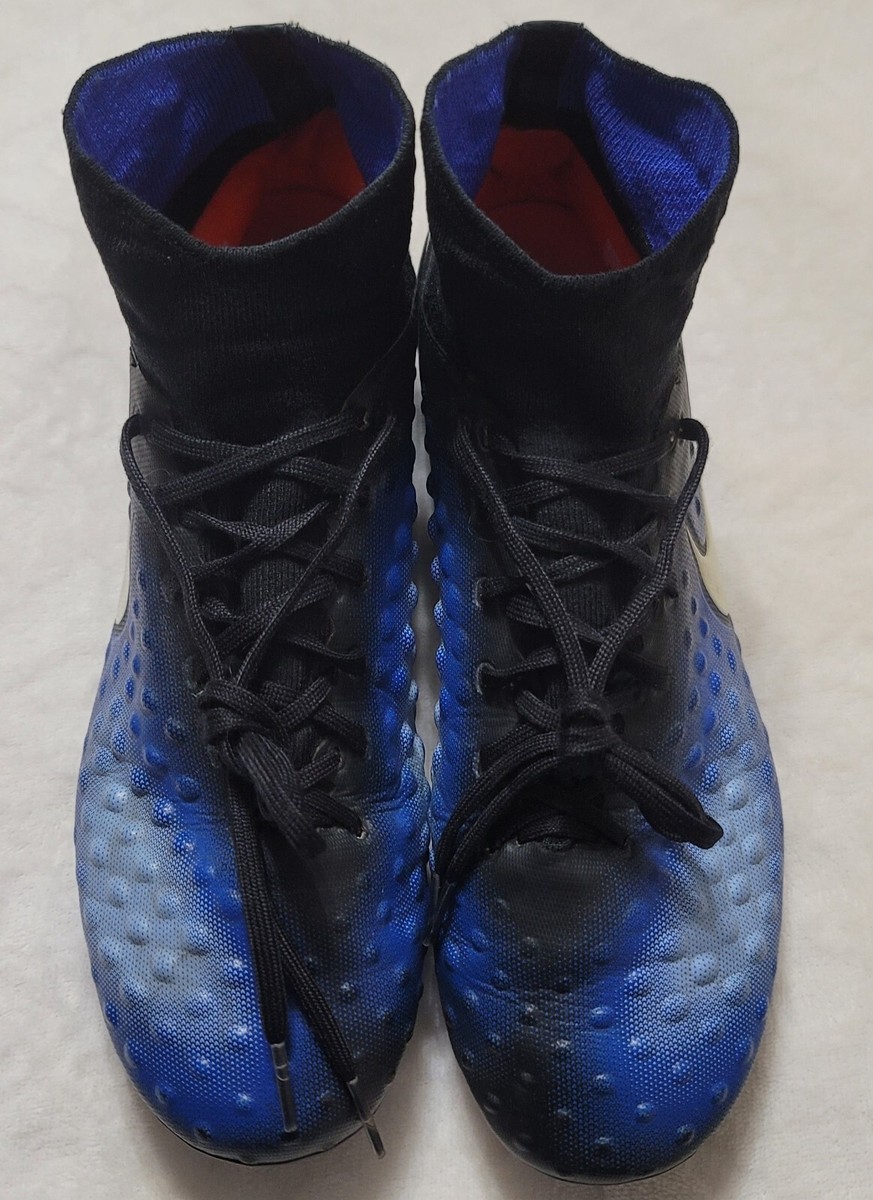 Nike Magista Orden FG Soccer Cleats Mens Black Paramount Blue 843812-018