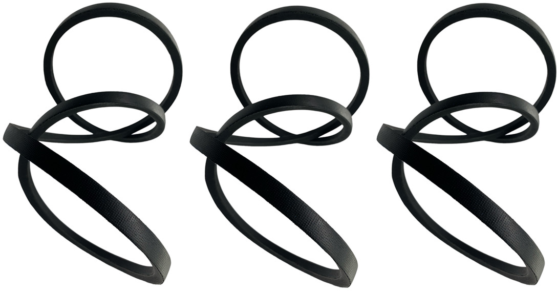 3PK V Belts 3L580, 3/8" Wide, Length 58" Circumference, Metric M58 Grizzly PVM58