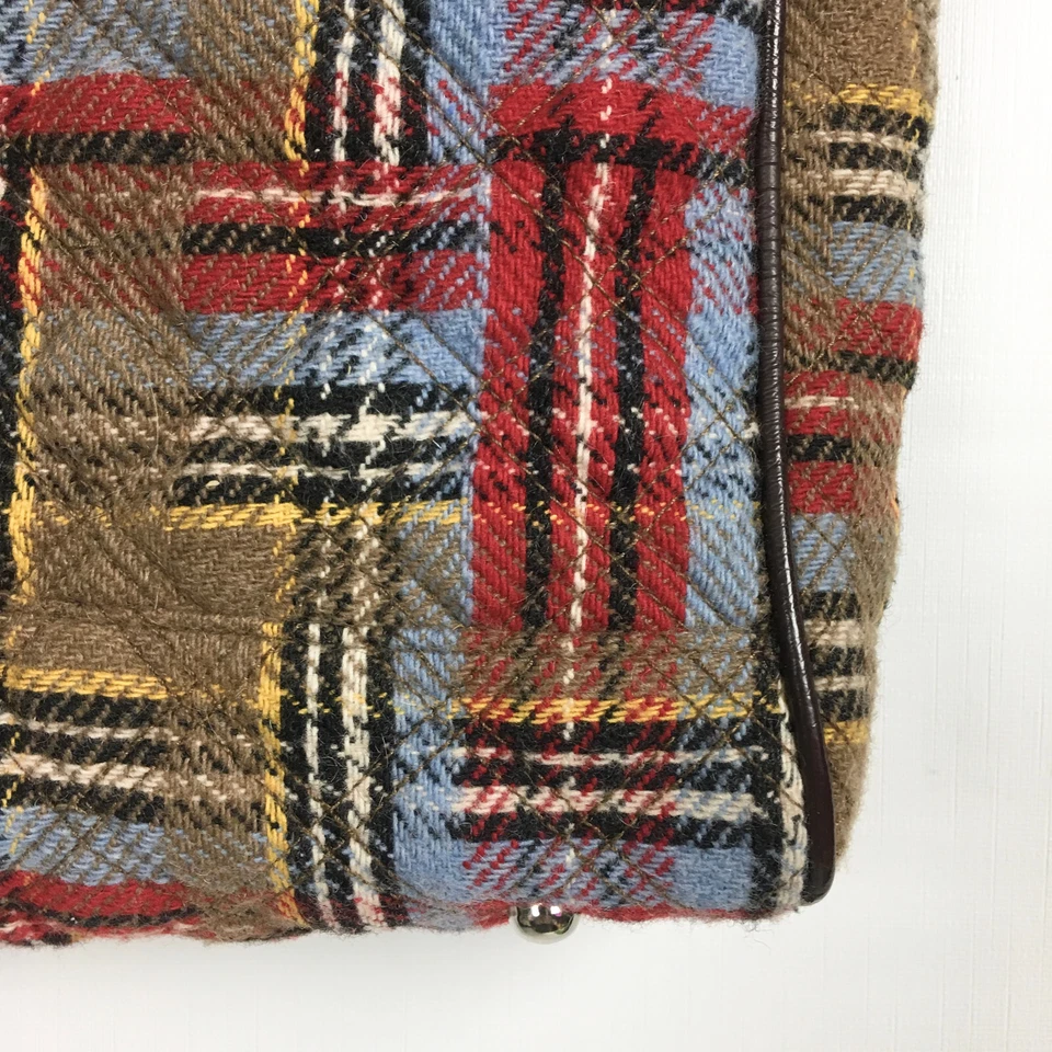 Bolso de Hombro Vera Bradley Highlands a Cuadros Marrón Rojo Multi Patchwork Cuadros Foto 2 de 4