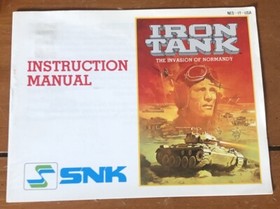 Iron Tank: The Invasion of Normandy NES 1988 Box Game and Manual