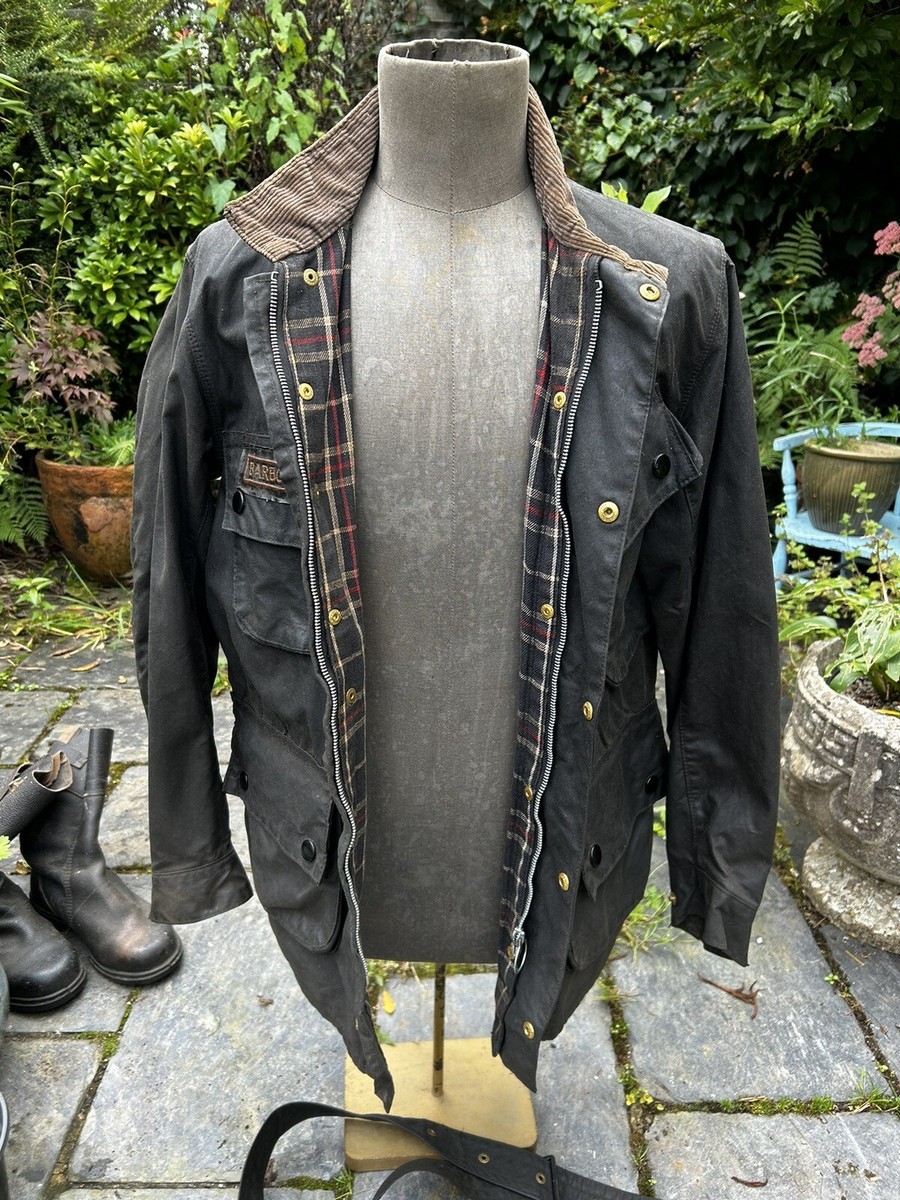 Barbour International A7 Suit Vintage Waxed Jacket And Barbour International A7 Suit Vintage Waxed Jacket And