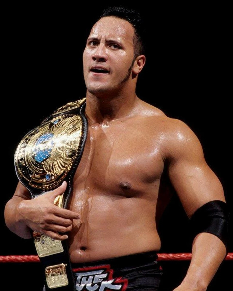 THE ROCK WRESTLER 8 X 10 WRESTLING PHOTO WWF WCW | eBay