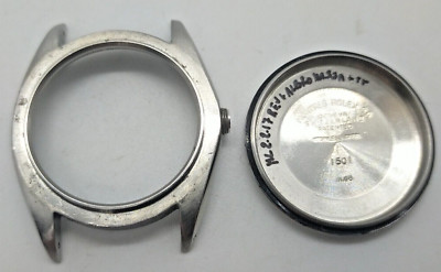 Original Rolex Gehäuse 1501 Oyster Perpetual Date Gebraucht Carrure Und Boden