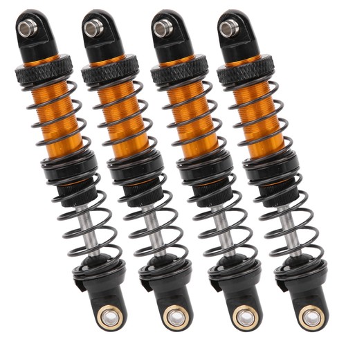 (80mm)Tamiya Rc Lunchbox Upgrade Parts. Rc Suspension 1 10 Black Orange Metal - Picture 12 of 16