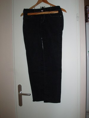 Pantalon Jean Femme Vs Miss Jean Noir T 38 Ebay