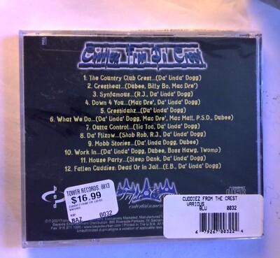 Da Unda Dogg Presents: Cuddiez From Da Crest Volume One [pa] [New