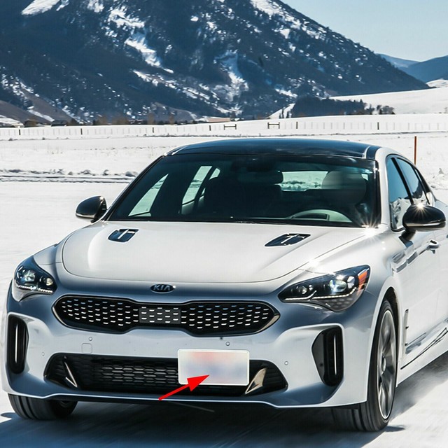 JDM Front Bumper Tow Hook License Plate Mount Bracket For Kia Stinger