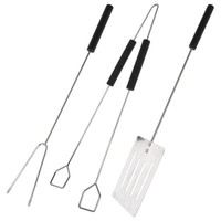 Grillwerkzeug-Set Grillset Grillwerkzeug Grillbesteck Set 3-Tlg.