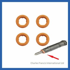 Vw Golf V 2 0 Tdi 16v Bosch Diesel Fuel Injector Washers X 4 Ebay