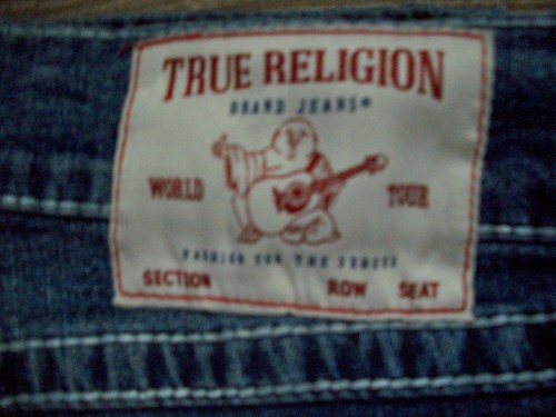 True Religion Relax gerade Stretch Medium Blizzard blau Jeans neu mit Etikett 36 x 34 199 $ - Bild 4 von 8