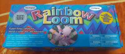 Rainbow Loom mit Metallhacken, Gummibändern & C-Clips
