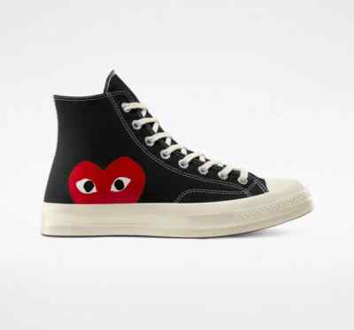 Converse Chuck Taylor Commes des Garcon Gr. 44,5 UK 10.5 US 10.5 - Schwarz - NEU