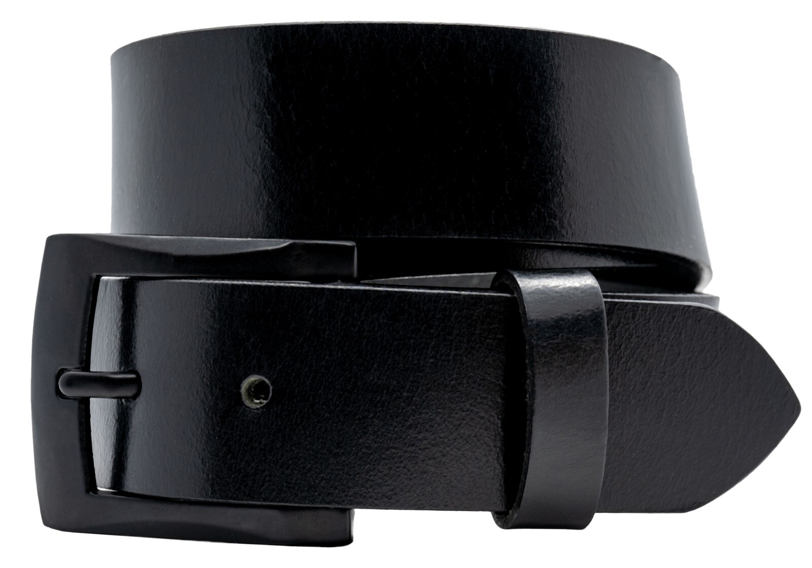 Men's Unisex Full Grain Solid Buffalo Leather Casual Belt or Jeans Belt