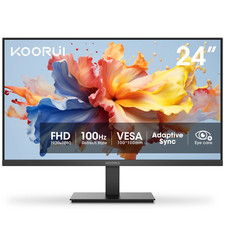 24'' Computer Monitor FHD 1080P 100Hz HDMI VGA VESA, E2412F