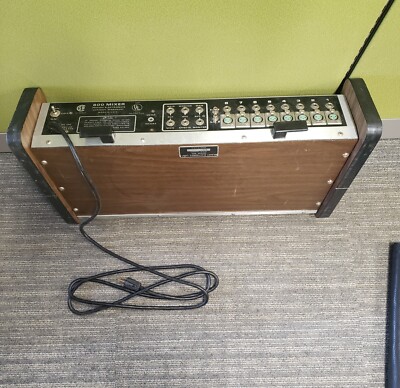 Vintage 1970s Peavey 800 Mixer - 8 Channel Mixer w/ Reverb - Eight