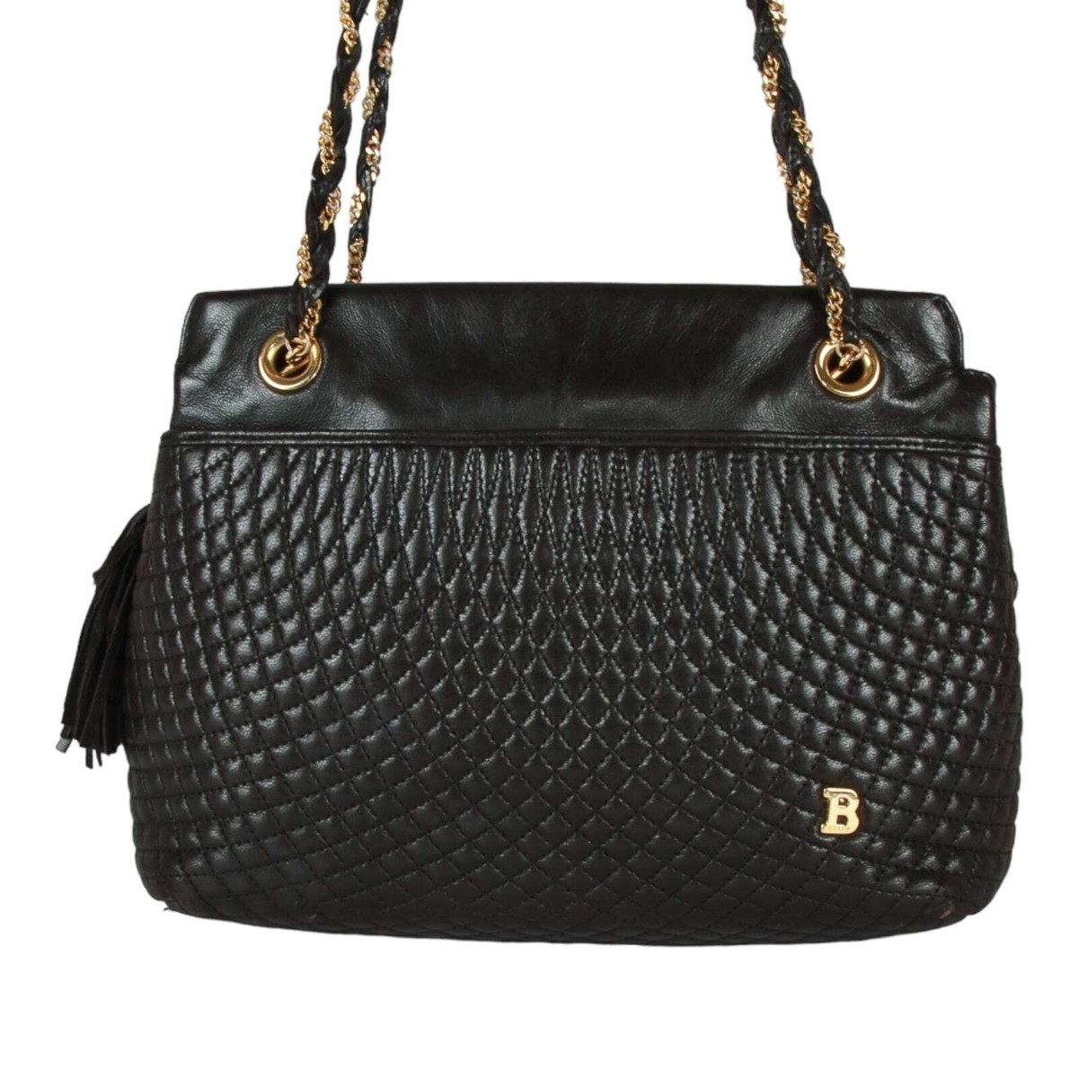 Authentic Bally black soft leather shoulder bag | eBay