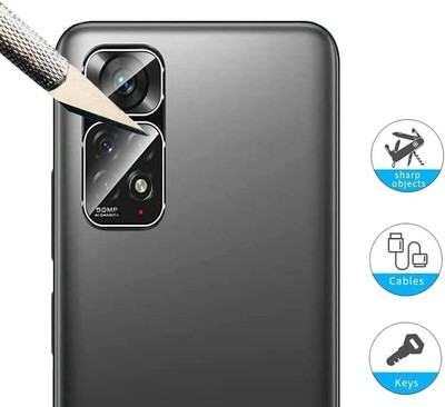 2 Protections Caméra Compatibles Xiaomi Redmi Note 11 Pro & Pro 5G - Film Durci 9H Anti-rayures
