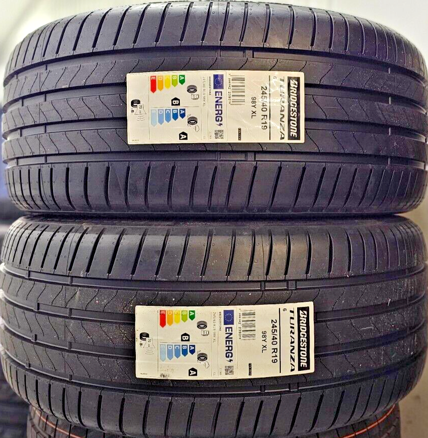 2X NEW BRIDGESTONE TURANZA 6 245/40 ZR19 XL 98Y UHP TYRES 245 40