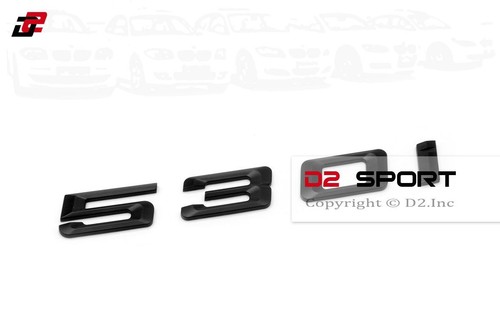 Matte Black Trunk Emblem Badge Letters fit BMW E60 E61 F10 F11 5-Series ...