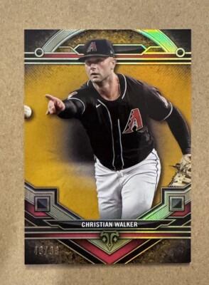 2024 Topps Triple Threads Christian Walker /99 Gold Parallel #188 Diamondbacks