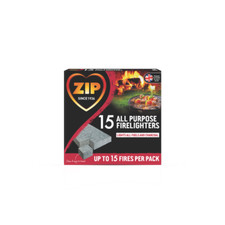 Zip Original Firelighters - Pack of 15 0.36 per lighter