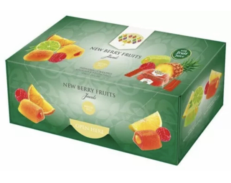 New Berry Fruits Jewels Assorted soft centred fruit jellies 2 x 300g eBay