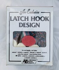 National Yarn Crafts R887 Colonial Sampler Latch hook rug kit NEW Vintage 20x27