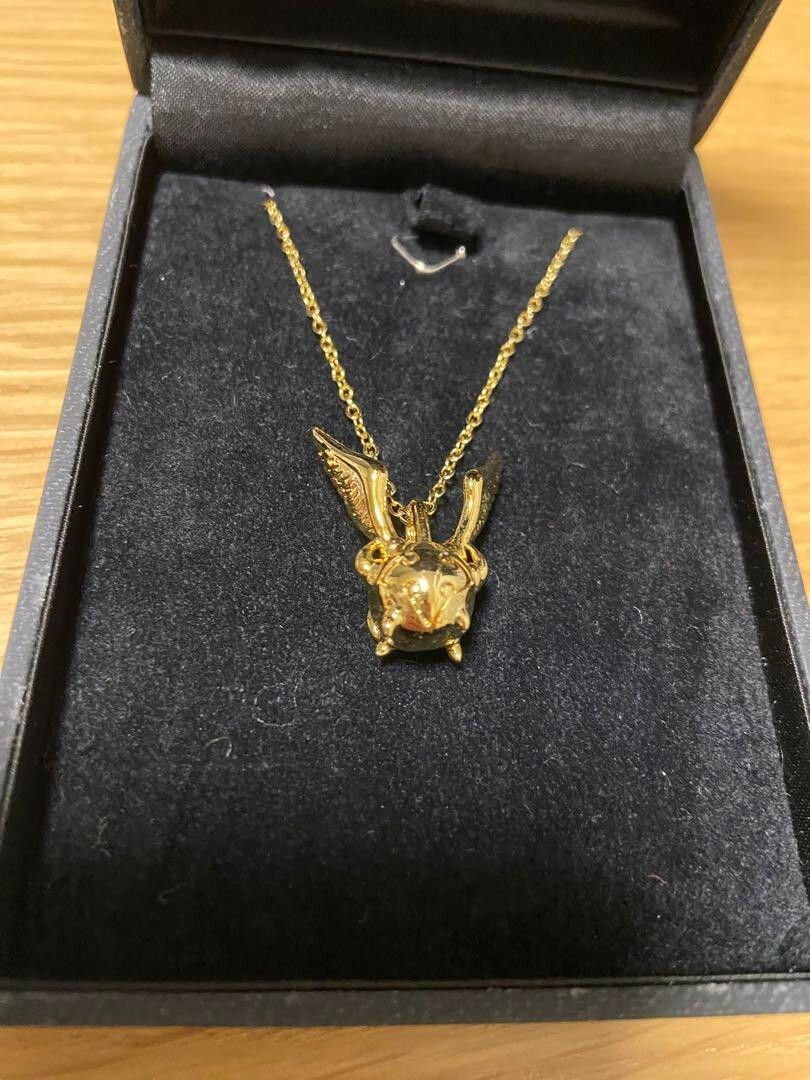 D.GRAY-MAN Tim Campy Necklace Sterling silver gold plated Anime