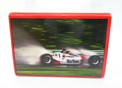 Marlboro Team Penske Match Stick Box 1995 Philip Morris Cigarette Advertising Ad