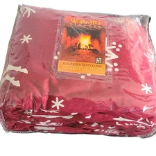 Linens 'N Things Flannel Duvet Cover Winter Christmas Reindeer Full/queen