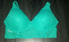 VS pink wireless lace push up bralette NEW black Maldive