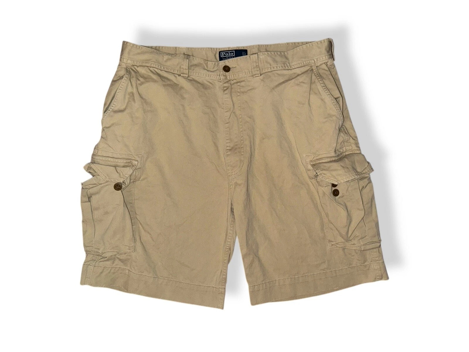 POLO by Ralph Lauren Cargo Chino Shorts Khaki Cotton men’s size 40